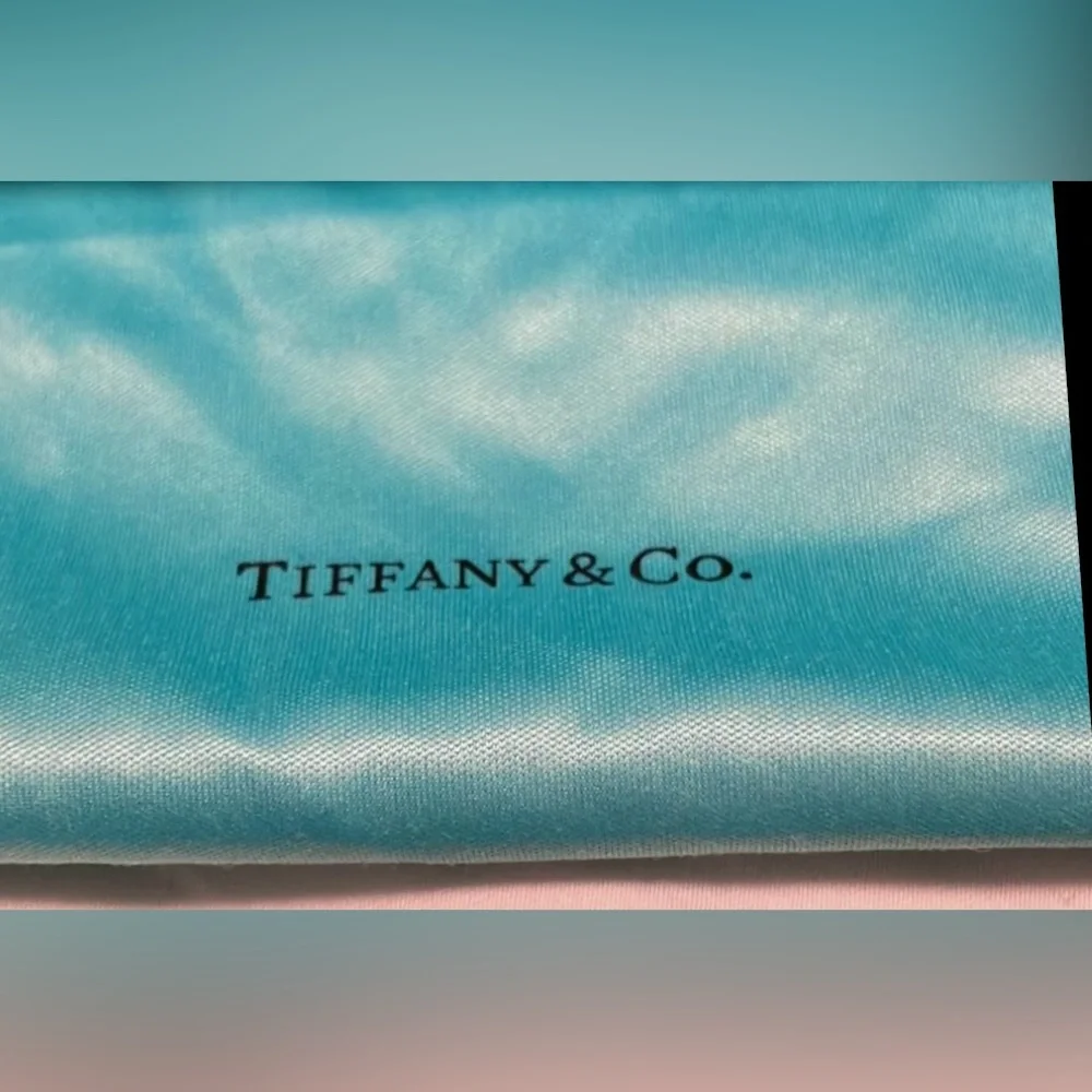 Tiffany & CO Metal Eyeglass Frames Heart & Twist shaped upper shank - Gold Color